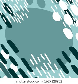 ABSTRACT BLUE BACKGROUND WITH SPOTS AND STRIPES IN VECTOR