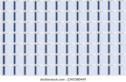 abstract blue background with square block pattern with blue color in vertically strip repeat seamless style design for fabric printing, traditionally fabric print pattern