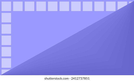 An abstract blue background with square elements inside presents a modern and dynamic design, creating an visually appealing and aesthetic appearance.