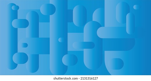fondo azul abstracto con cuadrados. ilustración 3D