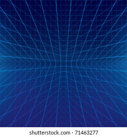abstract blue background with squares and strips