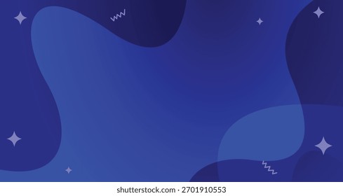 abstract blue background with stars