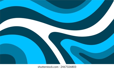 Abstract Blue Background. blue striped background. abstract blue color wallpaper for desktop. Abstract curvy blue background.