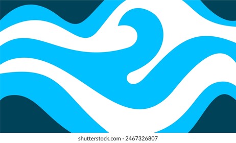 Abstract Blue Background. blue striped background. abstract blue color wallpaper for desktop. Abstract curvy blue background.