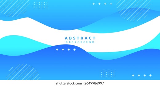 Fondo azul Abstractas con estilo de onda de agua minimalista simple, Adecuado para anuncios de negocios y promoción.