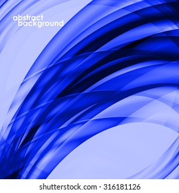 Abstract blue background, stylish design. Vector illustration. Eps 10