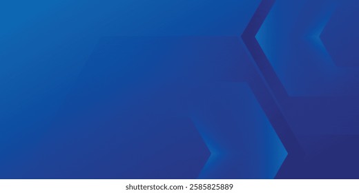 Abstract Blue Background Tech Finance Fintech With Lines Hexagon Abstract Pixel Pattern. Abstract Business Tech Illustration Abstract Modern Simple