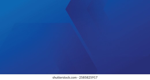 Abstract Blue Background Tech Finance Fintech With Lines Hexagon Abstract Pixel Pattern. Abstract Business Tech Illustration