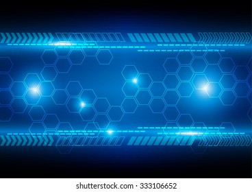 abstract blue background technology concept design. illustration vector design.