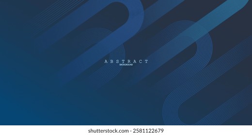 Abstract blue background with technology line. Wave textures blue background. Abstract modern waves and lines bakcground