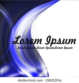 Abstract Blue Background Template