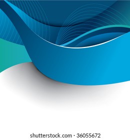 Abstract blue background template