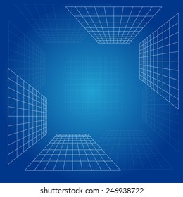 abstract blue background template  for your site or presentation