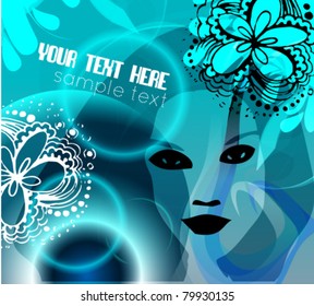 abstract blue background for text