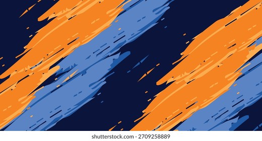 Fundo azul abstrato textura azul escuro preto com fundo de pincel grunge azul escuro com decoração abstrata