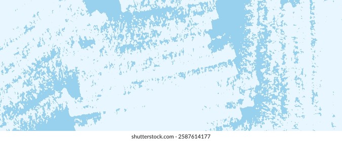 Abstract blue background with a textured, distressed pattern. The blue background adds a vintage, artistic feel with its rough texture. Brush stroke texture background. Blue background vector.