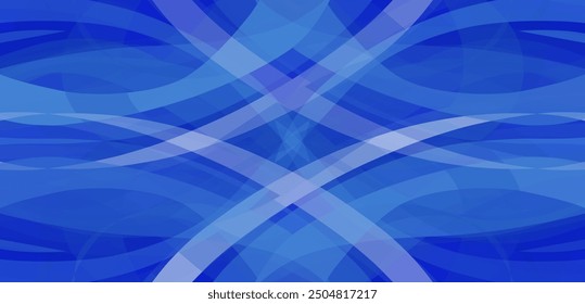 abstract blue background with thin transparent lines overlapping each other