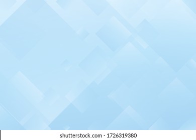 Abstract blue background with transparent squares, rhombuses, Wallpaper, simple background for covers, web pages and conferences, business cards. Vector illustration
