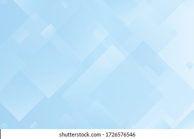 Abstract blue background with transparent squares, rhombuses, Wallpaper, simple background for covers, web pages and conferences, business cards. Vector illustration