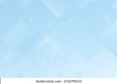 Abstract blue background with transparent squares, rhombuses, Wallpaper, simple background for covers, web pages and conferences, business cards. Vector illustration