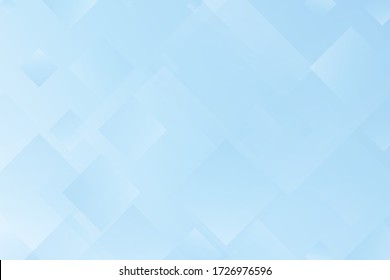 Abstract blue background with transparent squares, rhombuses, Wallpaper, simple background for covers, web pages and conferences, business cards. Vector illustration