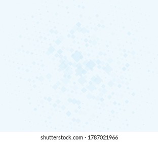 Abstract blue background with transparent squares, rhombuses, Wallpaper, simple background for covers, web pages and conferences, business cards. Vector illustration

