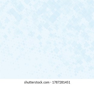 Abstract blue background with transparent squares, rhombuses, Wallpaper, simple background for covers, web pages and conferences, business cards. Vector illustration

