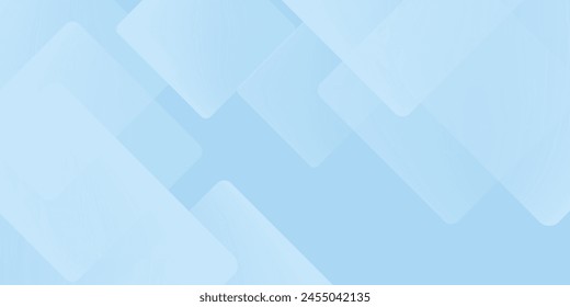Abstract blue background with transparent squares, rhombuses, Wallpaper, simple background for covers, web pages and conferences, 