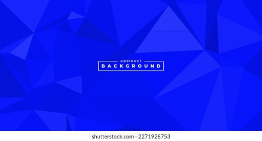 abstract blue background with triangle