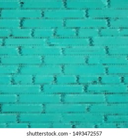 abstract blue background with triangle mosaic - vector