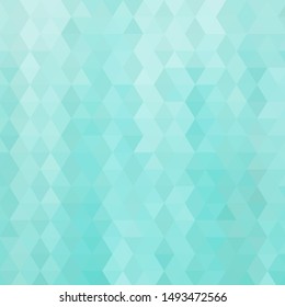 abstract blue background with triangle mosaic - vector