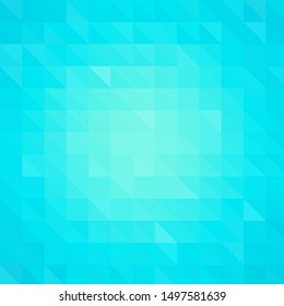abstract blue background with triangle mosaic - vector