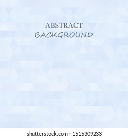 abstract blue background with triangle mosaic