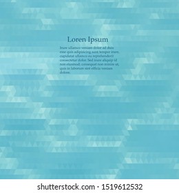 abstract blue background with triangle mosaic