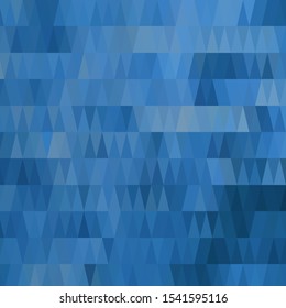 abstract blue background with triangle mosaic 