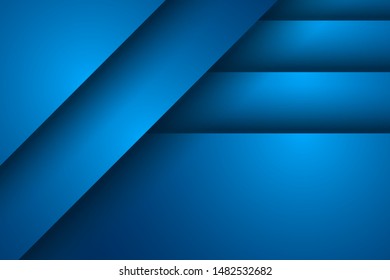 Abstract blue background, triangle overlay