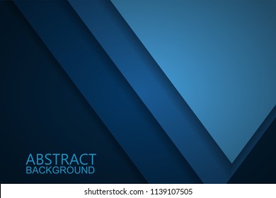 Abstract Blue background with triangles 