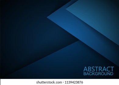 Abstract Blue background with triangles 