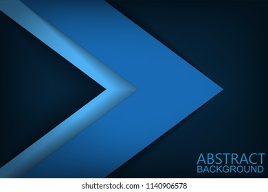 Abstract Blue background with triangles 