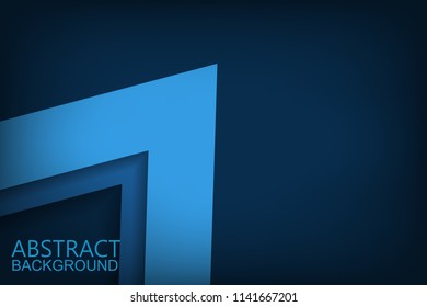 Abstract Blue background with triangles 