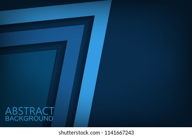 Abstract Blue background with triangles 