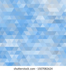 Abstract blue background with triangles