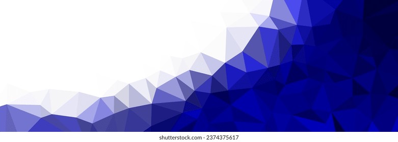 abstract blue background with triangles