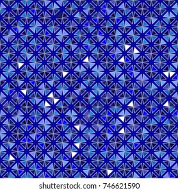 Abstract blue background with triangles