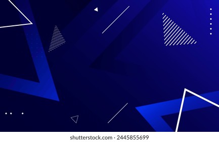 Abstract blue background with triangles. Eps10 vector