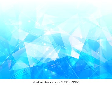 abstract blue background with triangles. jewelry image background.