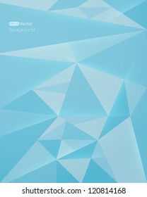 Abstract blue background. Vector