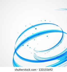 Abstract blue background. Vector