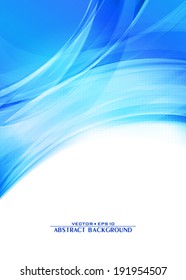 Abstract blue background. Vector