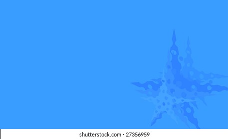 Abstract blue background - vector.